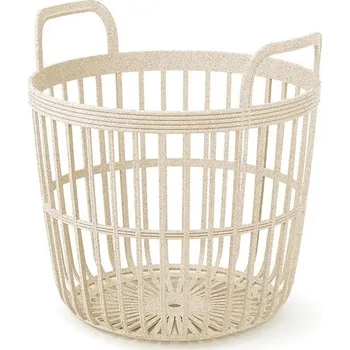 Úložný box Koš s uchy Zania III krémový, varianta 43 cm