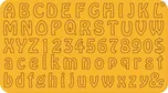 Cakesicq Clasic vytlačovací abeceda