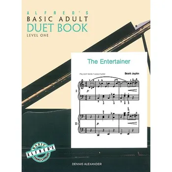 Alfred's Basic Adult Piano Course Duet Book 1 - 14 skladeb pro klavr 614638