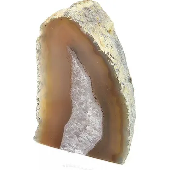 Přírodní kámen Achát dekorační geoda 184g