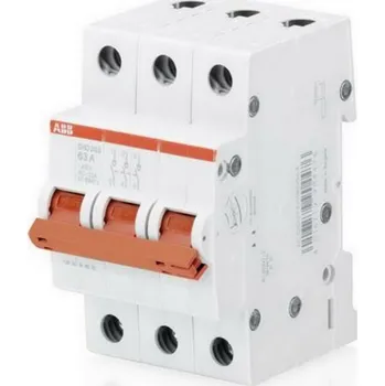 Jistič SHD203/25 3 pólový odpínač In: 25A pro 415 V AC HOME ABB 2CDD273111R0025