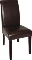 Bolero Kožená židle se zaobleným opěradlem 2 ks černá