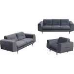 Venezia sedací sestava 3+2+1 tmavě šedá