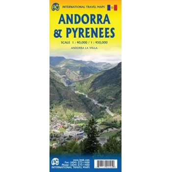 Andorra 1 : 40 000 / Pyrenees 1 : 45 000 Travel Reference Map (EN)