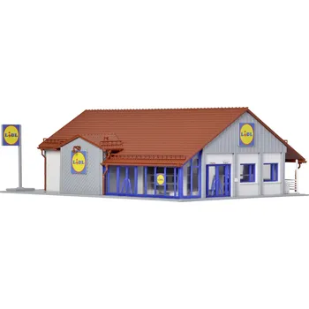Modelová železnice Vollmer Supermarket Lidl 43662