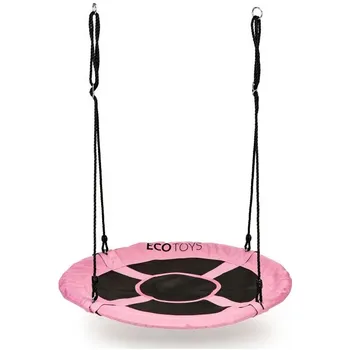 EcoToys Čapí hnízdo 100 cm růžové Dětská houpačka EcoToys Čapí hnízdo 100 cm růžové