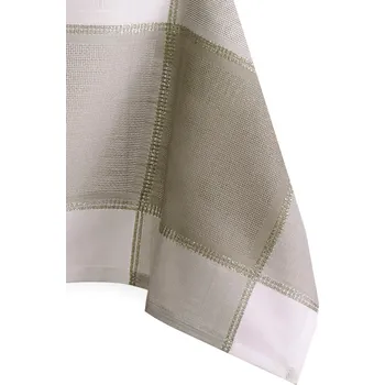 Ubrus AmeliaHome SEVRAN béžový/bílý, velikost 140x300