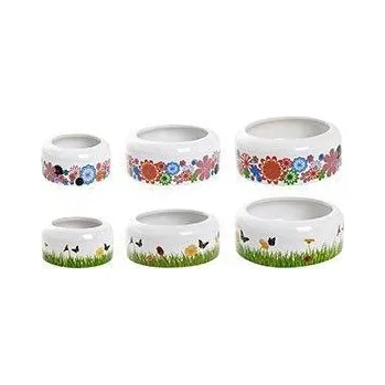 miska pro malé zvíře Flamingo Keramická dekorativní miska pro hlodavce 11,5cm 250ml