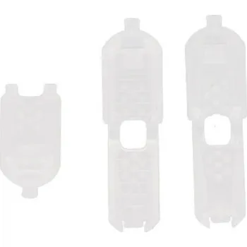 Koncovka zamačkávací velká 20x11mm, barva Průhledná