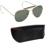 MIL-TEC® Brýle sluneční US AIR FORCE zelené & zlatý rámeček