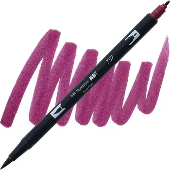 TOMBOW ABT akvarelový Dual Brush Pen, port red 757