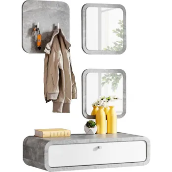 Předsíňová stěna Předsíňová Stěna Wally II 80cm Atelier/Bílý