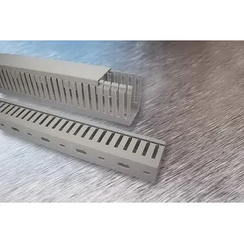 kabelová chránička WAPRO W-S4080 rozvaděčový kanál,žebro 6 mm,výřez 4 mm,40 x 80 mm