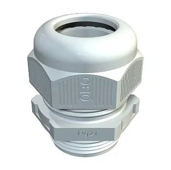 kabelová chránička Kabelová vývodka OBO V-TEC PG13.5 SGR PG13,5 stříbřitě šedá Polyamid PA