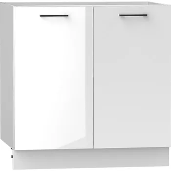 Kuchyňská skříňka Kuchyňská Skříňka Oscar D80 bílá lesk/bílá