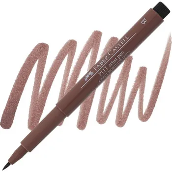 Kancelářské potřeby FABER-CASTELL PITT Artist Pen B, 169 caput mortuum
