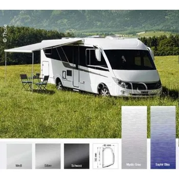 Markýza Thule Boční markýza Omnistor 5200 Bílá Saphir Blau (modrá) 190 cm