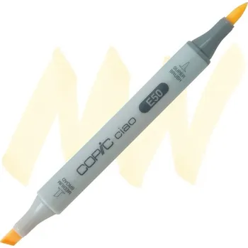 Lihová fixa COPIC Ciao oboustranná Brush & Chisel, E50 Egg shell Ciao