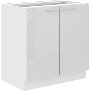 Kuchyňská Skříňka Lara 80zl 2f Bb Mdf Bílá Lesk