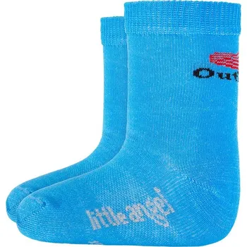 Little Angel Ponožky STYL ANGEL - Outlast® - modrá Velikost ponožek: 30-34 | 20-22 cm