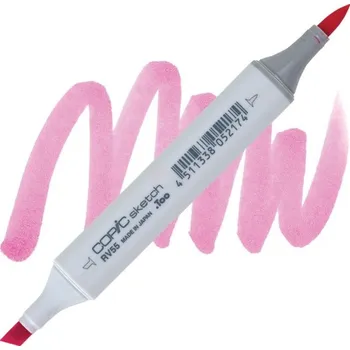 Lihová fixa COPIC Sketch oboustranná Brush & Chisel, RV55 Hollyhock