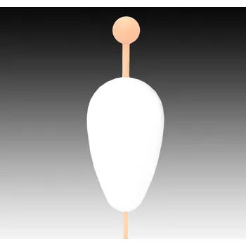 Signalizace záběru Bubeník - Splávek na štiky bílý pevný 14g