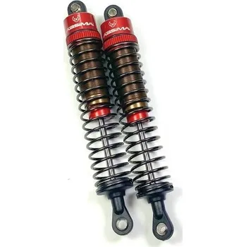 RC náhradní díl Absima Hliníkové olejové tlumiče Absima Standard včetně pružin 1:10, délka 100mm, 2ks