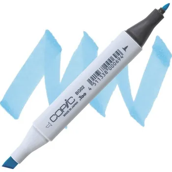 Lihová fixa COPIC Classic oboustranná Fine & Chisel, BG02 New blue