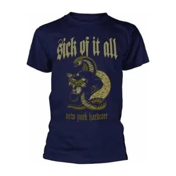 Pánské tričko Merch Sick Of It All: Tričko Panther (navy) M 2018