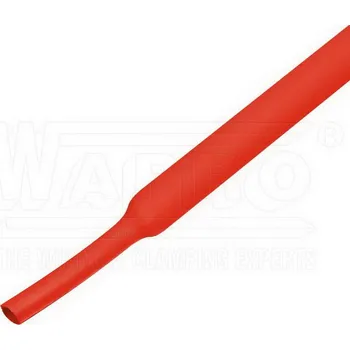 elektrický kabel wpr5518 smrštitelná trubice 2:1 19/9,5 červená WAPRO WST2-190-02-2