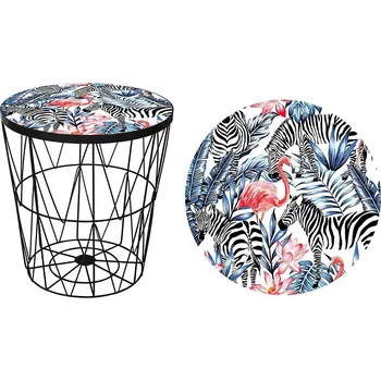 Konferenční stolek Bin Zebra Černá