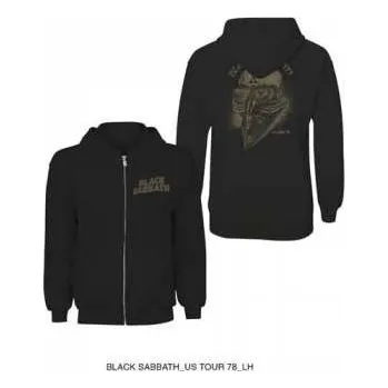 Pánská mikina Merch Black Sabbath: Mikina Se Zipem Tour 1978 S