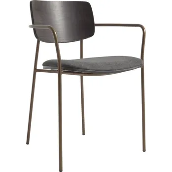 Jídelní židle Tmavě hnědá jasanová jídelní židle Kave Home Maureen