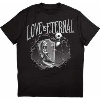 Merch Disney: Tričko The Nightmare Before Christmas Jack & Sally Love Is Eternal M