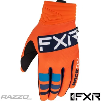 Moto oblečení MX rukavice FXR Prime MX Glove Orange Midnight 2022 10 - L