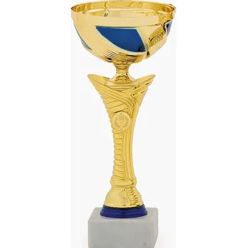 Cinkili Pohár C23121 zlatý/modrý Označení: E, Výška: 25 cm, Průměr: 90 mm