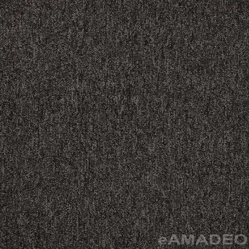 Koberec Kobercové čtverce Modulyss First Forward 989 - černé