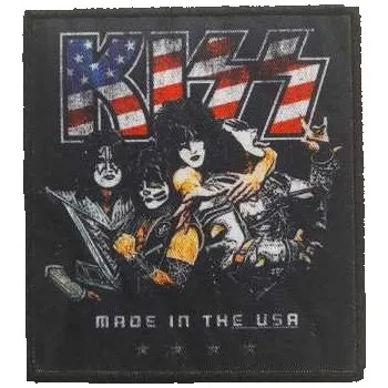 Nášivka Merch Kiss: Nášivka Made In The Usa