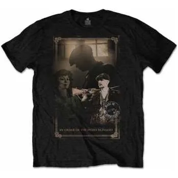 Pánské oblečení Merch Peaky Blinders: Tričko Shotgun XL