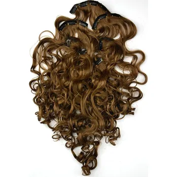 Příčesek Clip in sada vlnitá 50cm odstín 12C, (KDR50-12C)