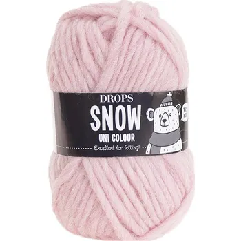 Příze Příze DROPS Snow uni color 30 - pastelová růžová