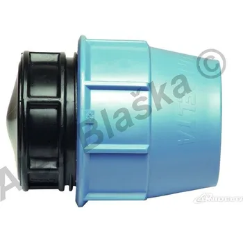 Instalatérský materiál UNIDELTA S.p.A. - Itálie | PE (PP-S) spojka zátka (víčko) na polyetylénové trubky (polyš) (svěrná plastová) - 32 UNI1012