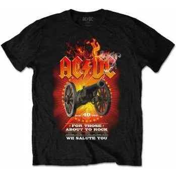 Merch AC/DC: Tričko Ftatr 40th Flaming XL 2022