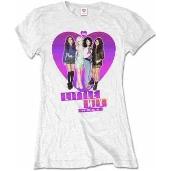 Pánské tričko Merch Little Mix: Dámské Tričko Gradient Heart XL