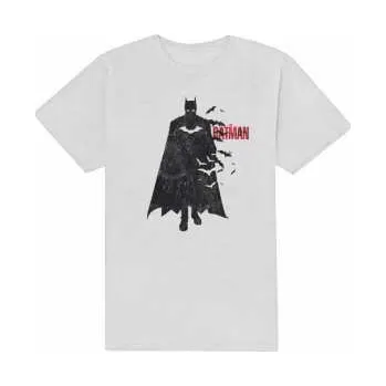 Pánské oblečení Merch Dc Comics: Tričko The Batman Distressed Figure L