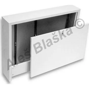 rozdělovač topení Venkovní nástěnná (na omítku) skříň pro rozdělovač topných systémů (k rozdělovači) - pro 7-8 okruhů 52SN