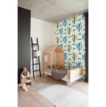 Tapeta Coloray Fototapeta Kaktusová farma Samolepící Fototapeta Vliesová 250 x 250 cm coloraydecor-f-as-112541651