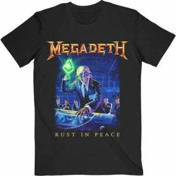 Pánské oblečení Merch Megadeth: Tričko Rust In Peace Track List XL 2022
