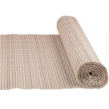 balkonová zástěna Nohel Garden Rohož oboustranná PVC imitace bambusu béžová