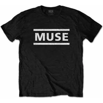 Pánské oblečení Merch Muse: Tričko White Logo Muse XL 2022